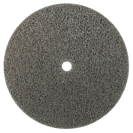 WEILER 3" x 1/2" Non-Woven Unitized Wheel, Series 8, AO -Medium, 1/4" 55542